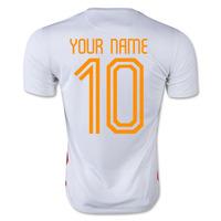 2015-2016 Holland Nike Away Shirt (Your Name)