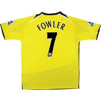 2005 06 manchester city match issue third shirt fowler 7