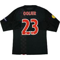 2009-10 PSV Match Issue Europa League Away L/S Shirt Ooijer #23