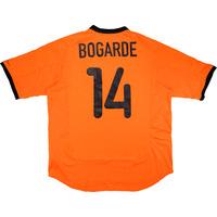 2000 Holland Match Issue Home Shirt Bogarde #14 (v Scotland)