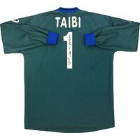 2001-02 Atalanta Match Issue Signed GK Shirt Taibi #1