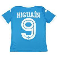 2015-16 Napoli Home Shirt Higuain #9 (Very Good) M.Boys