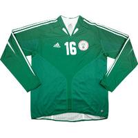 2004-05 Nigeria Match Issue Home L/S Shirt #16