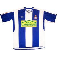 2004 06 espanyol home shirt very good m