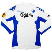 2011-12 FC Copenhagen Match Issue Europa League Home L/S Shirt Bergvold #7