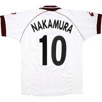 2002-03 Reggina Away Shirt Nakamura #10 (Very Good) S