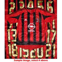 2004-05 AC Milan Player Issue Home # Shirt *As New* S