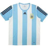 2007 09 argentina home basic shirt very good s