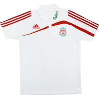 2009-10 Liverpool Adidas Polo T-Shirt (Very Good) L