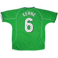 2001-03 Ireland Home Shirt Keane #6 (Excellent) L