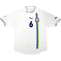 2005 Azerbaijan Match Worn Home Shirt #6 (Guliyev) v Poland