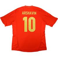 2011-13 Russia Home Shirt Arshavin #10 (Excellent) M