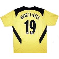 2004-05 Liverpool Away Shirt Morientes #19 (Good) XS