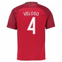 2016-17 Portugal Home Shirt (Veloso 4)