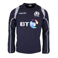 2016 2017 scotland macron rugby contact training top navy