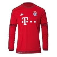 2015 2016 bayern munich adidas home long sleeve shirt