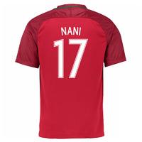 2016 17 portugal home shirt nani 17