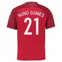 2016-17 Portugal Home Shirt (Nuno Gomes 21)