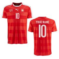 2016 2017 switzerland puma home shirt your name