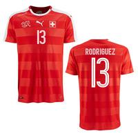 2016-2017 Switzerland Puma Home Shirt (Rodriguez 13)