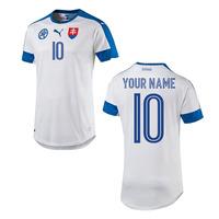 2016-2017 Slovakia Home Shirt (Your Name)