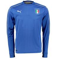 2016 2017 italy home long sleeve puma football shirt