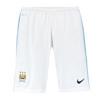 2015-2016 Man City Home Nike Football Shorts