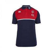 2015-2016 England Rugby Cotton Training Polo Shirt (Navy)