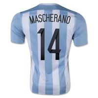 2015-16 Argentina Home Shirt (Mascherano 14)