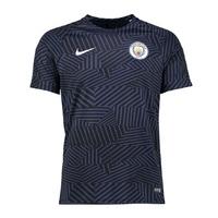 2016-2017 Man City Nike Pre-Match Training Shirt (Midnight Navy)
