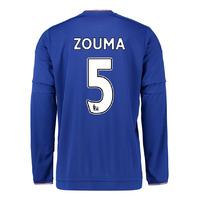 2015 2016 chelsea home long sleeve shirt zouma 5 kids