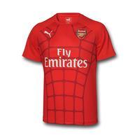 2015 2016 arsenal puma stadium tee red kids