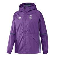 2016-2017 Real Madrid Adidas Allweather Jacket (Purple)