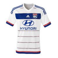 2015 2016 olympique lyon adidas home football shirt kids