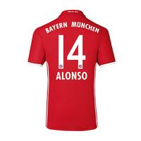 2016 17 bayern home shirt alonso 14 kids