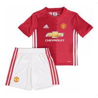 2016 2017 man utd adidas home little boys mini kit