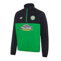 2016-2017 Celtic Training Half Zip Windbreaker (Green)