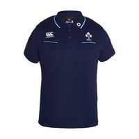 2016-2017 Ireland Rugby Cotton Training Polo Shirt (Peacot)