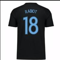 2017-18 France Away Nike Shirt (Black) - Kids (Rabiot 18)