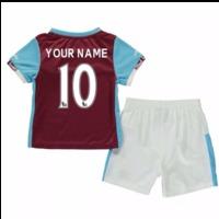 2016 17 west ham home baby kit your name