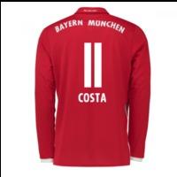 2016-17 Bayern Munich Long Sleeve Home Shirt (Costa 11) - Kids