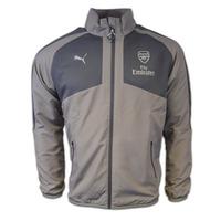 2016-2017 Arsenal Puma Casual Performance Woven Jacket (Grey) - Kids