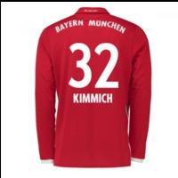 2016-17 Bayern Munich Long Sleeve Home Shirt (Kimmich 32) - Kids