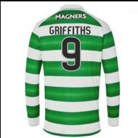 2016-17 Celtic Long Sleeve Home Shirt (Griffiths 9) - Kids