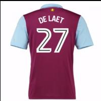 2016-17 Aston Villa Home Shirt (De Laet 27) - Kids