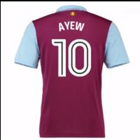 2016-17 Aston Villa Home Shirt (Ayew 10) - Kids