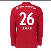 2016-17 Bayern Munich Long Sleeve Home Shirt (Ulreich 26) - Kids