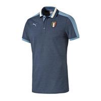 2017-2018 Italy Azzurri Polo Shirt (Peacot)