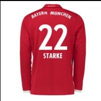 2016-17 Bayern Munich Long Sleeve Home Shirt (Starke 22) - Kids