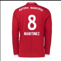 2016-17 Bayern Munich Long Sleeve Home Shirt (Martinez 8) - Kids